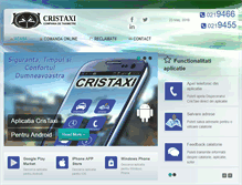 Tablet Screenshot of cristaxi.ro
